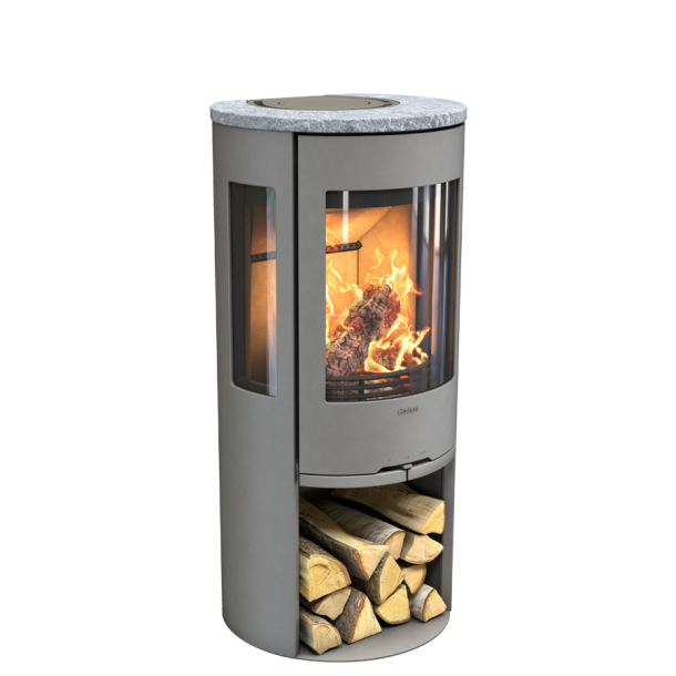 Contura 556 style gr med fedtstenstop