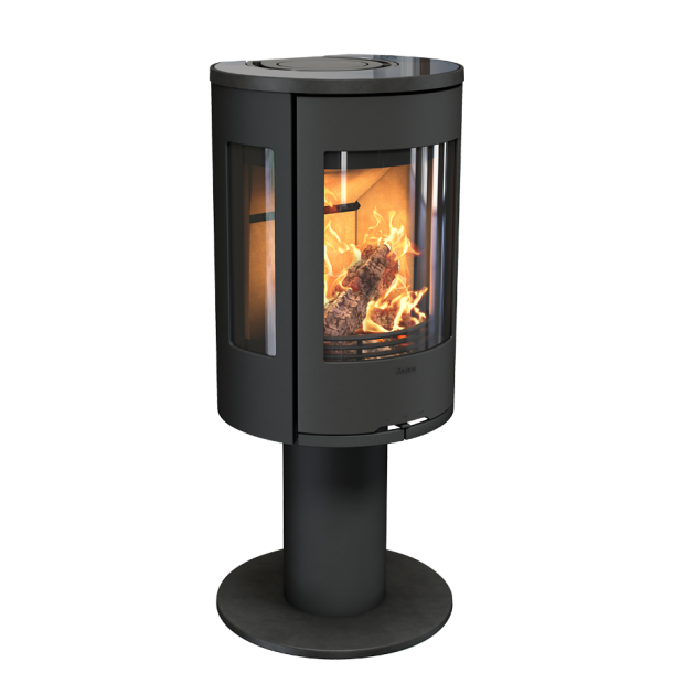 Contura 586 style sort med glastop