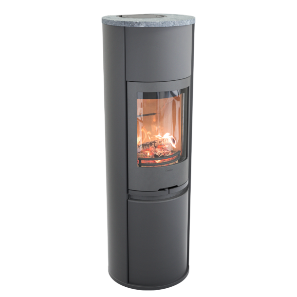 Contura 690 style gr med fedtstenstop
