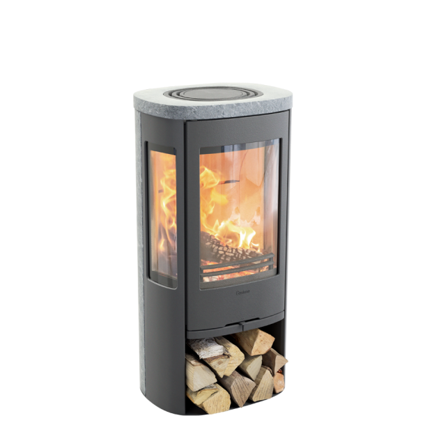 Contura 856 style gr med fedtstenstop