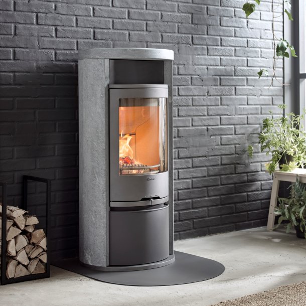 Contura 620T style gr med varmehylde