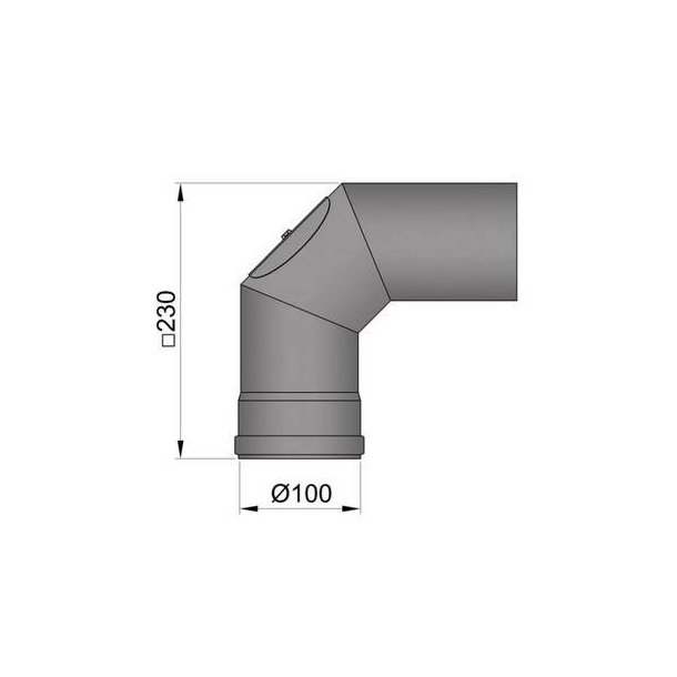 RTB bjning,  100 mm., 90 gr. med renseklap